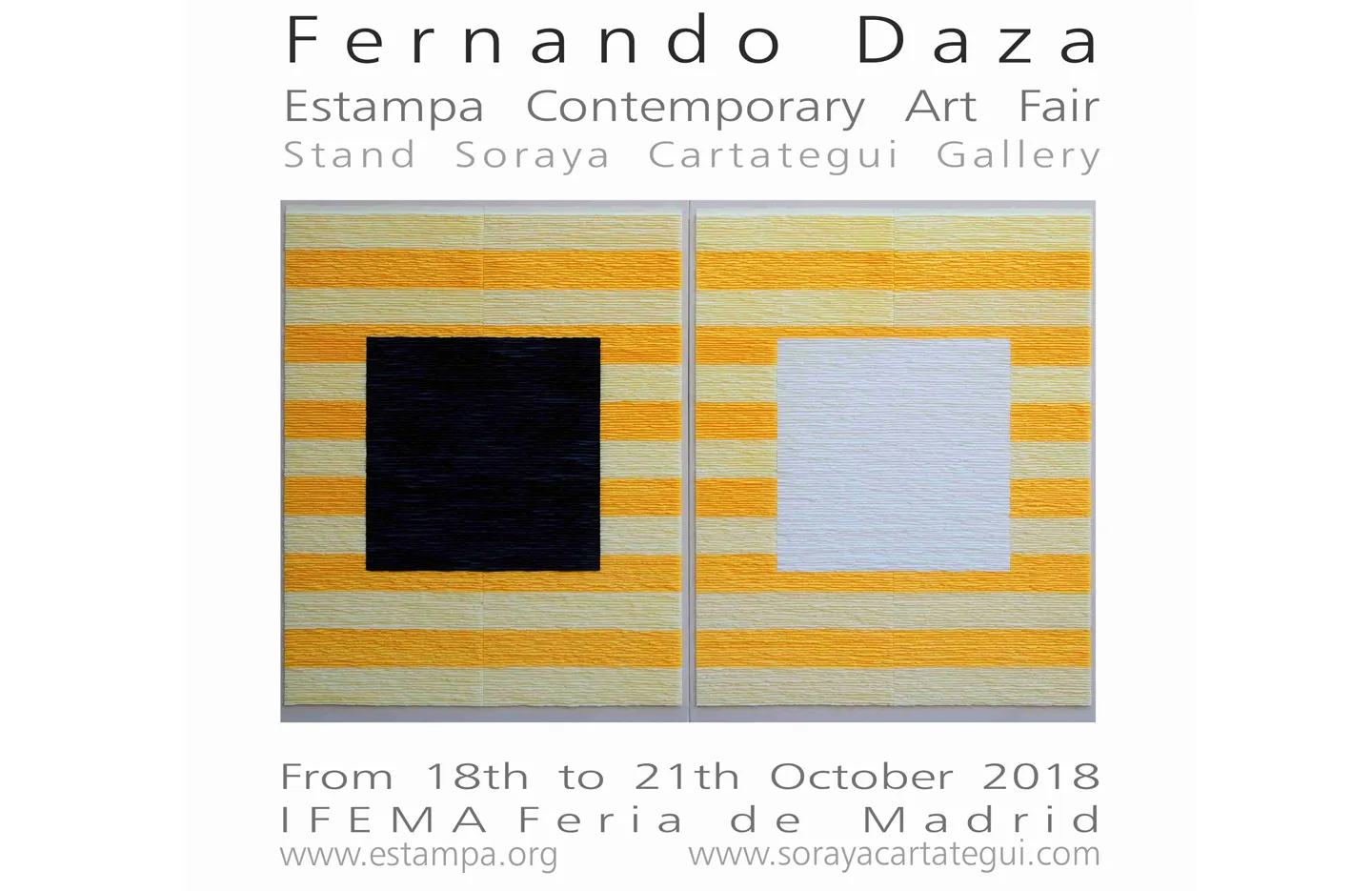 Fernando Daza Visual Artist - evento 2018 estampa b