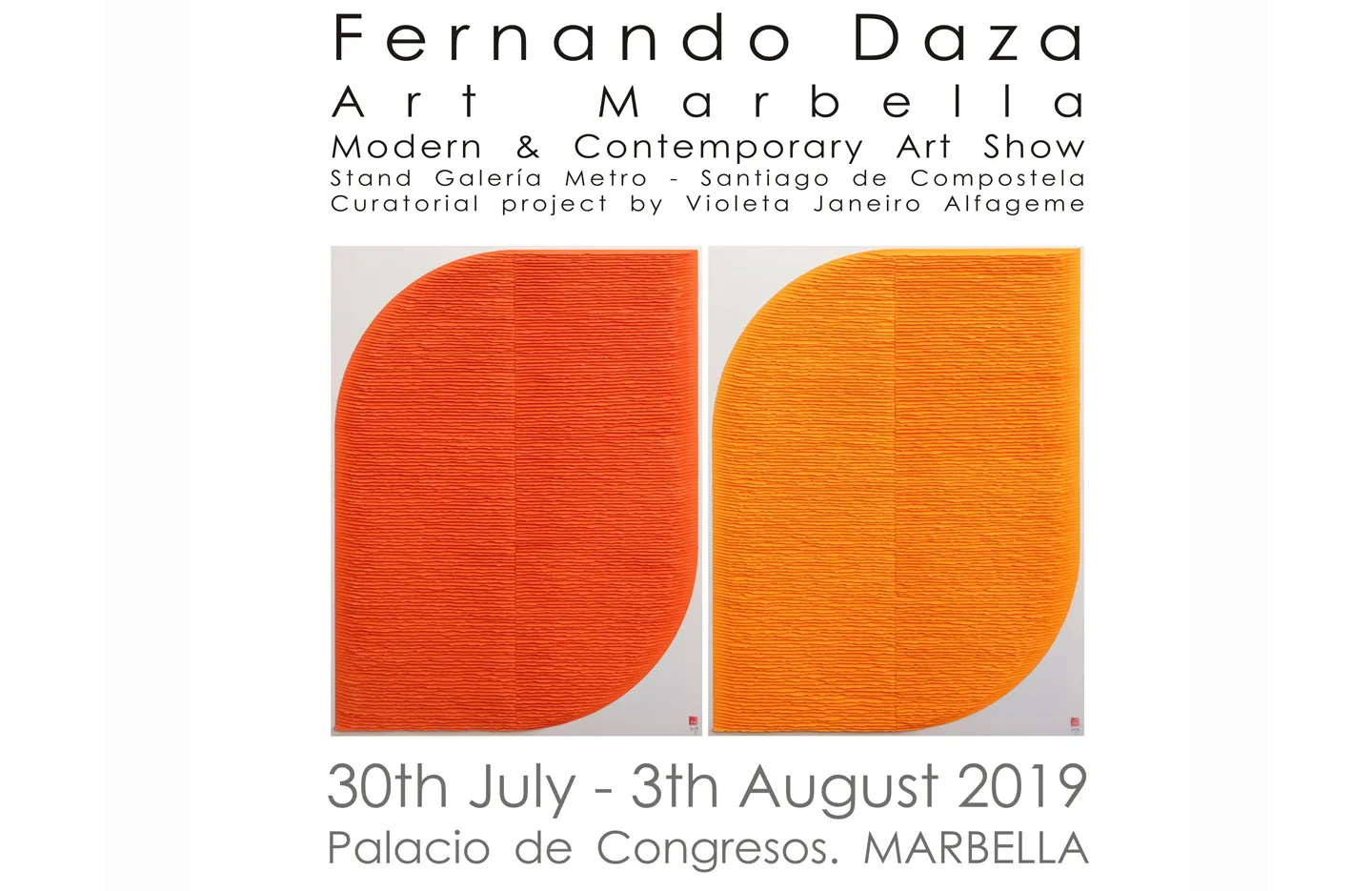 Fernando Daza Visual Artist - evento 2019 art