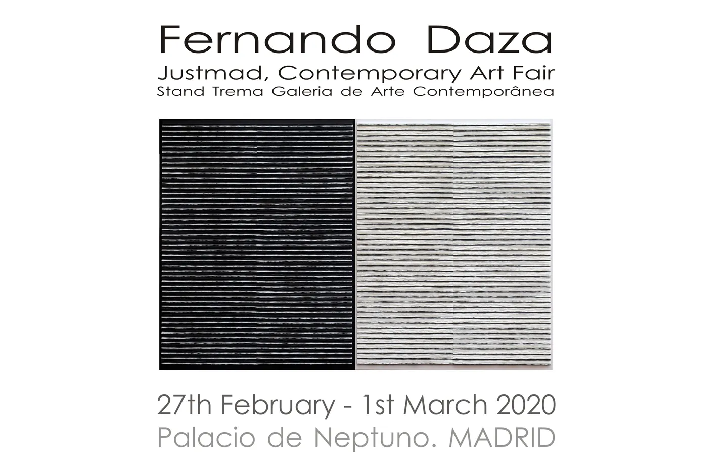Fernando Daza Visual Artist - evento 2020 justmad