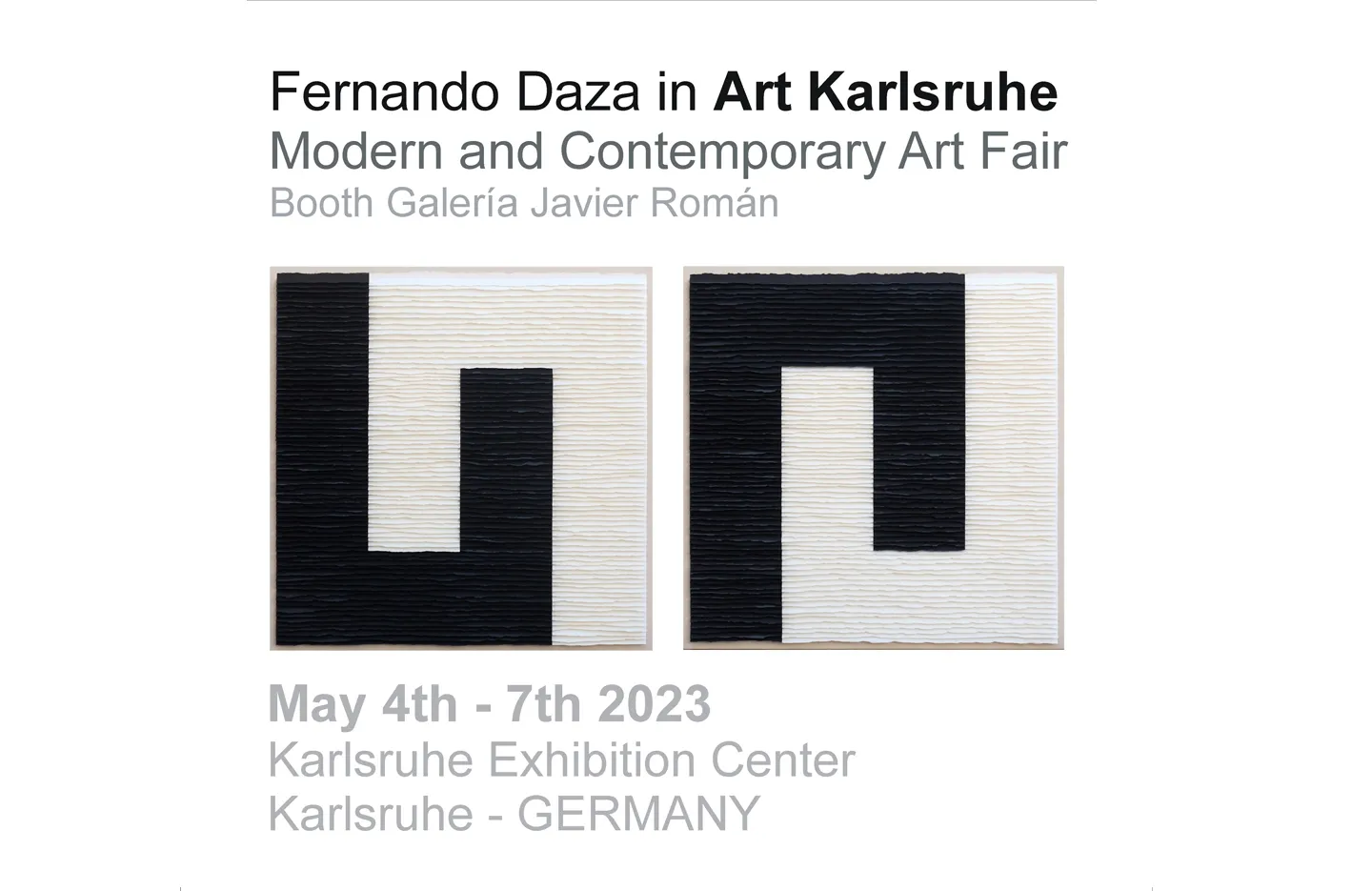 Fernando Daza Visual Artist - evento 2022 art karlsruhe