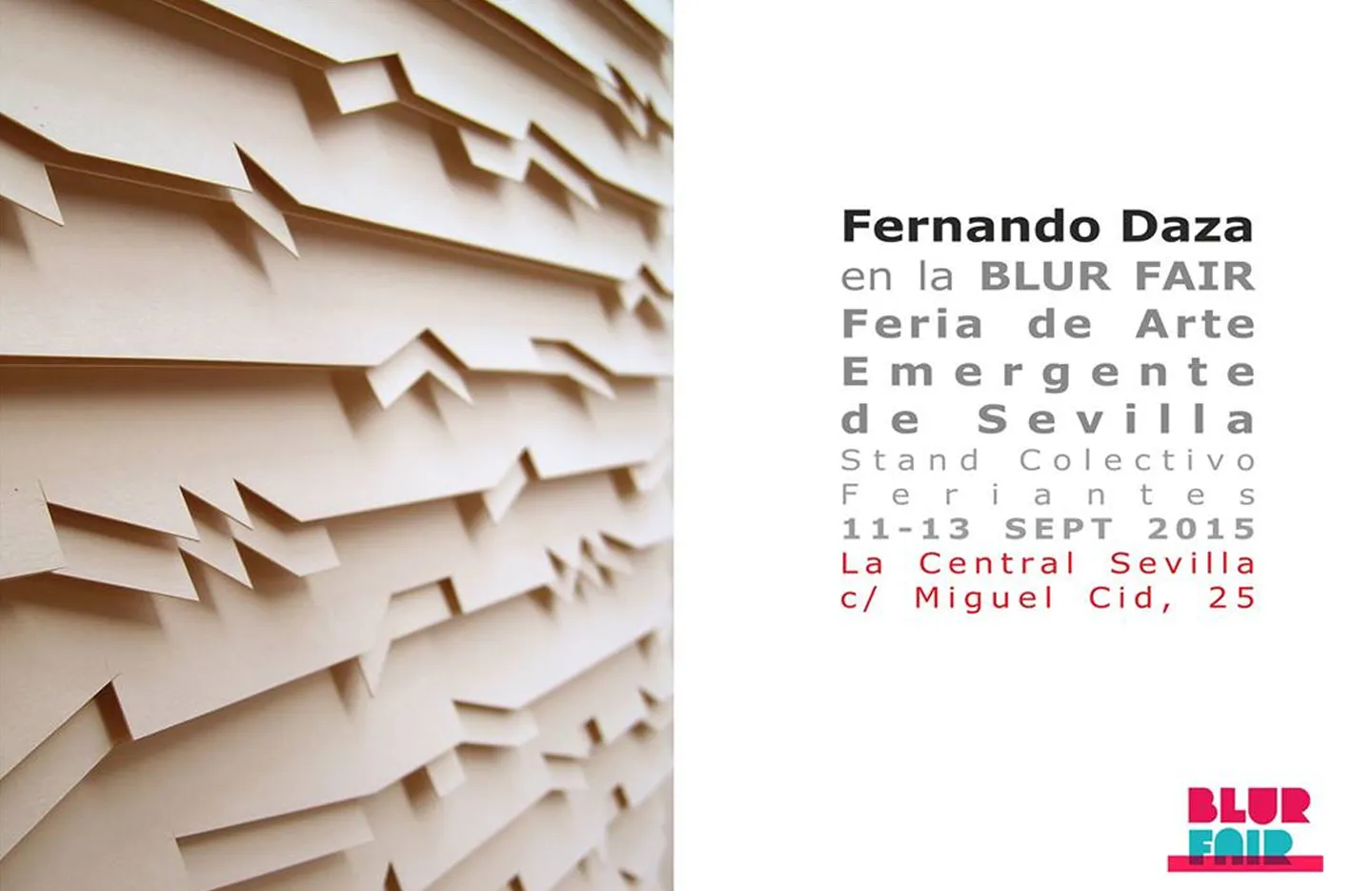 Fernando Daza Visual Artist - evento blur fair