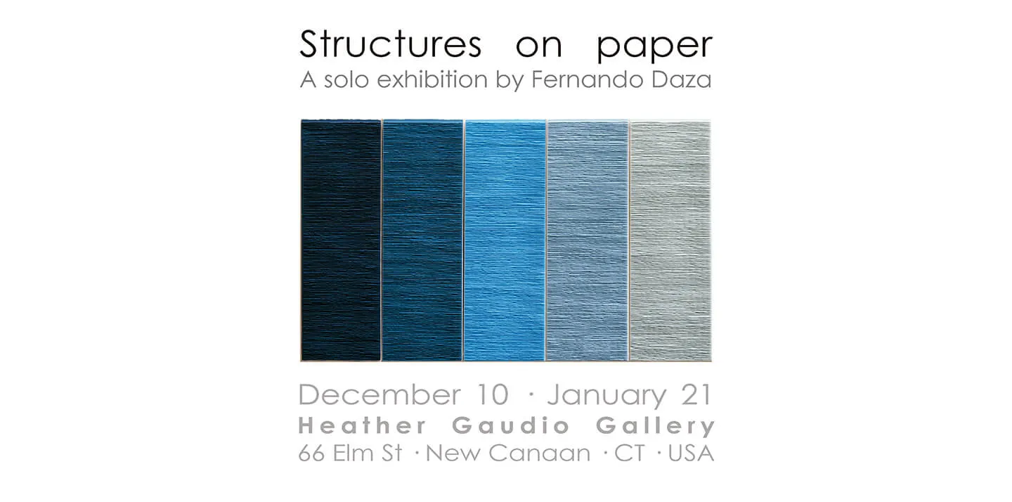 Fernando Daza Visual Artist - Estructuras en papel a